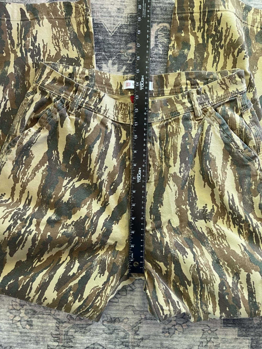 Topo Designs Women’s Brown Camo Utility Dirt Wide Leg Pants - Picture 9 of 11